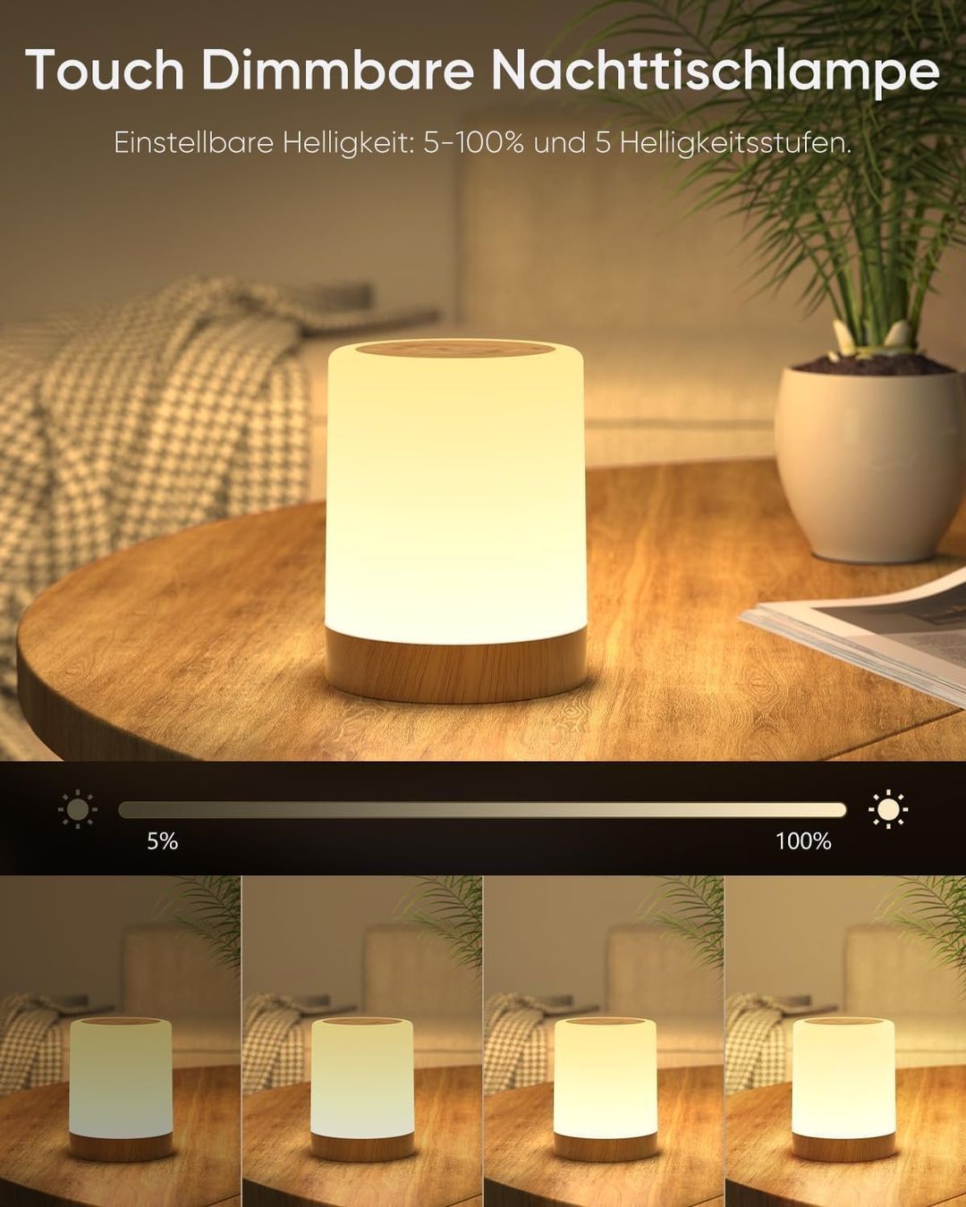 Lampen: Nachttischlampe Touch 2 Stück – Neu und originalverpackt aus Nuglar von SaleRitter 1