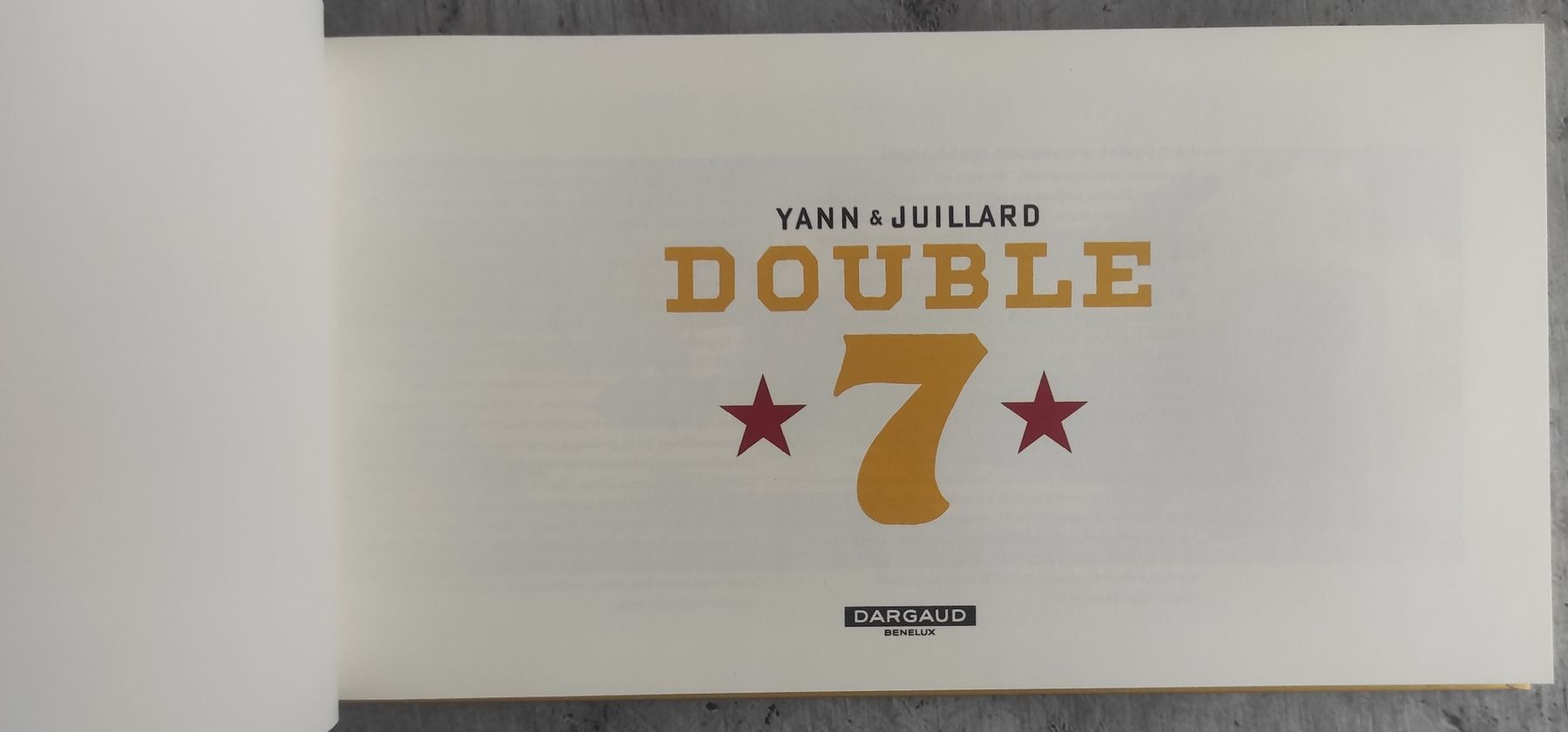 Fumetti: DOUBLE 7 (EO) Yann & Juillard – Usato da Biel/Bienne venduto da pijama 2