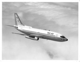 Pressefoto Boeing B-737-2X9 Indonesien auf Kodak Fotopapier