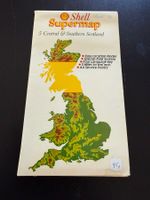 Shell Supermap Schottland, England, Central, Süd, 1980