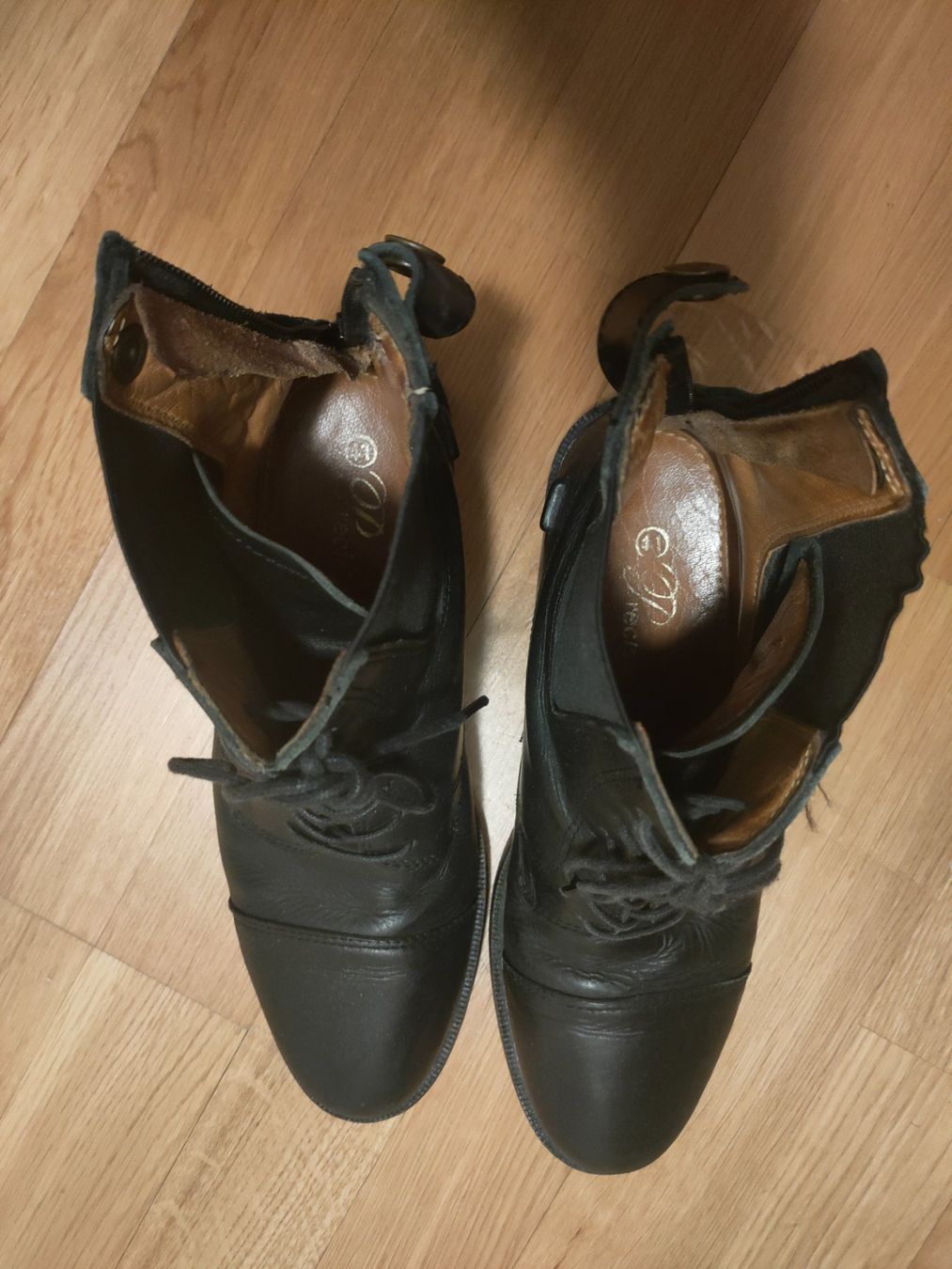 Scarpe da donna: Reitschuhe Damen Leder schwarz, Gr. 41 – Usato da Arnegg venduto da tasc2000 4