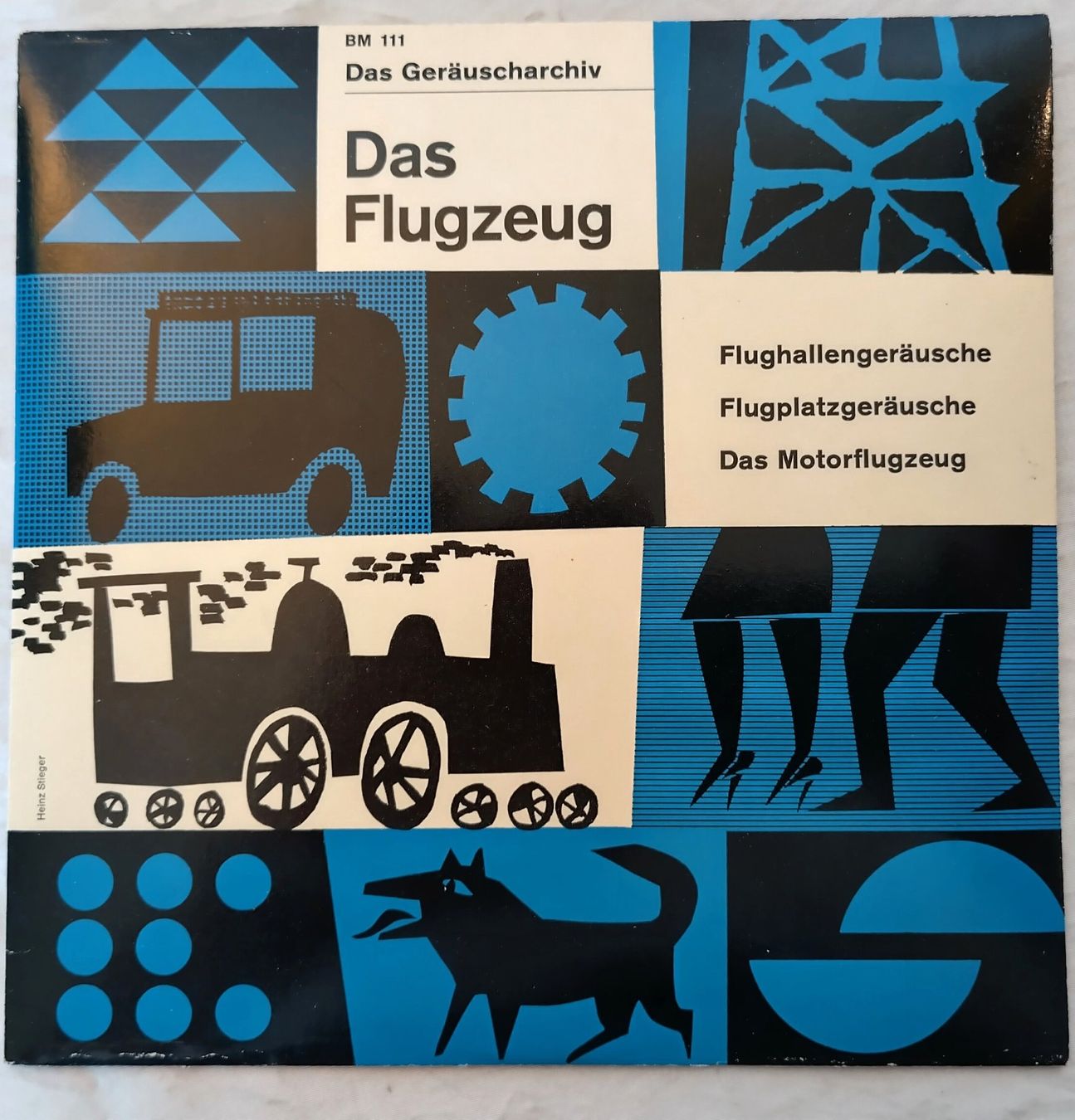 Schallplatten: Heinz Stieger / Das Geräuscharchiv: "Das Flugzeug"  Mini LP – Gebraucht aus Bellach von JingleJerry