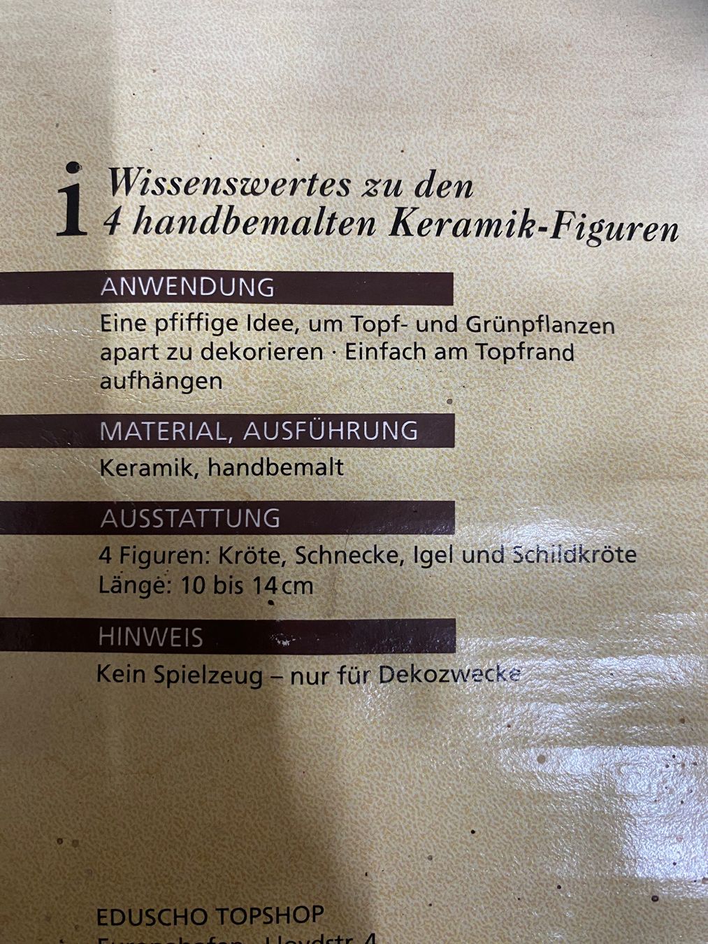 Statuette: Topfkletterer aus Keramik – Nuovo (secondo la descrizione) da Eschlikon TG venduto da ArtRec 9