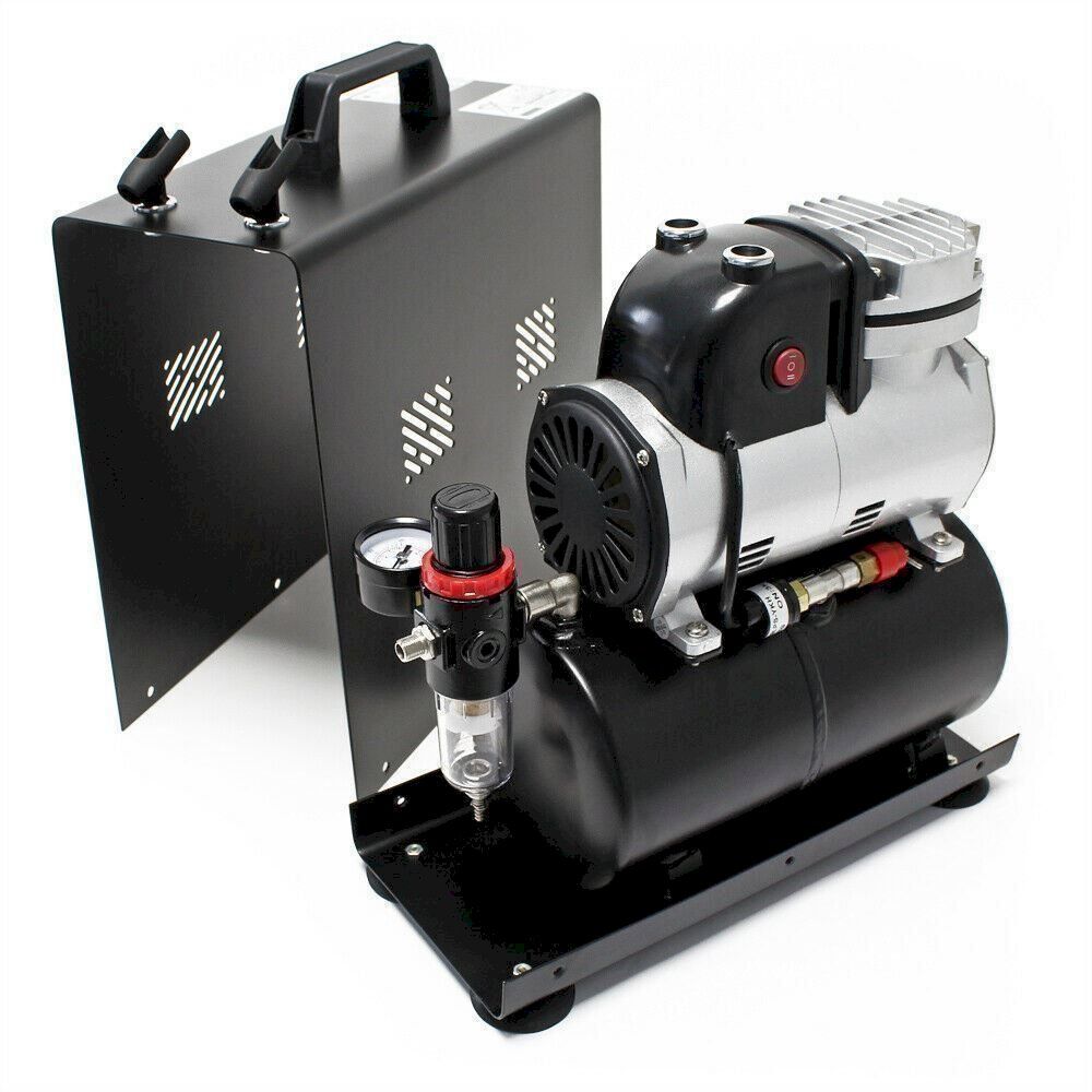 Compresseurs: WilTec Airbrush Kompressor AF189A – Neuf avec emballage d'origine à Bottighofen par zaap 1