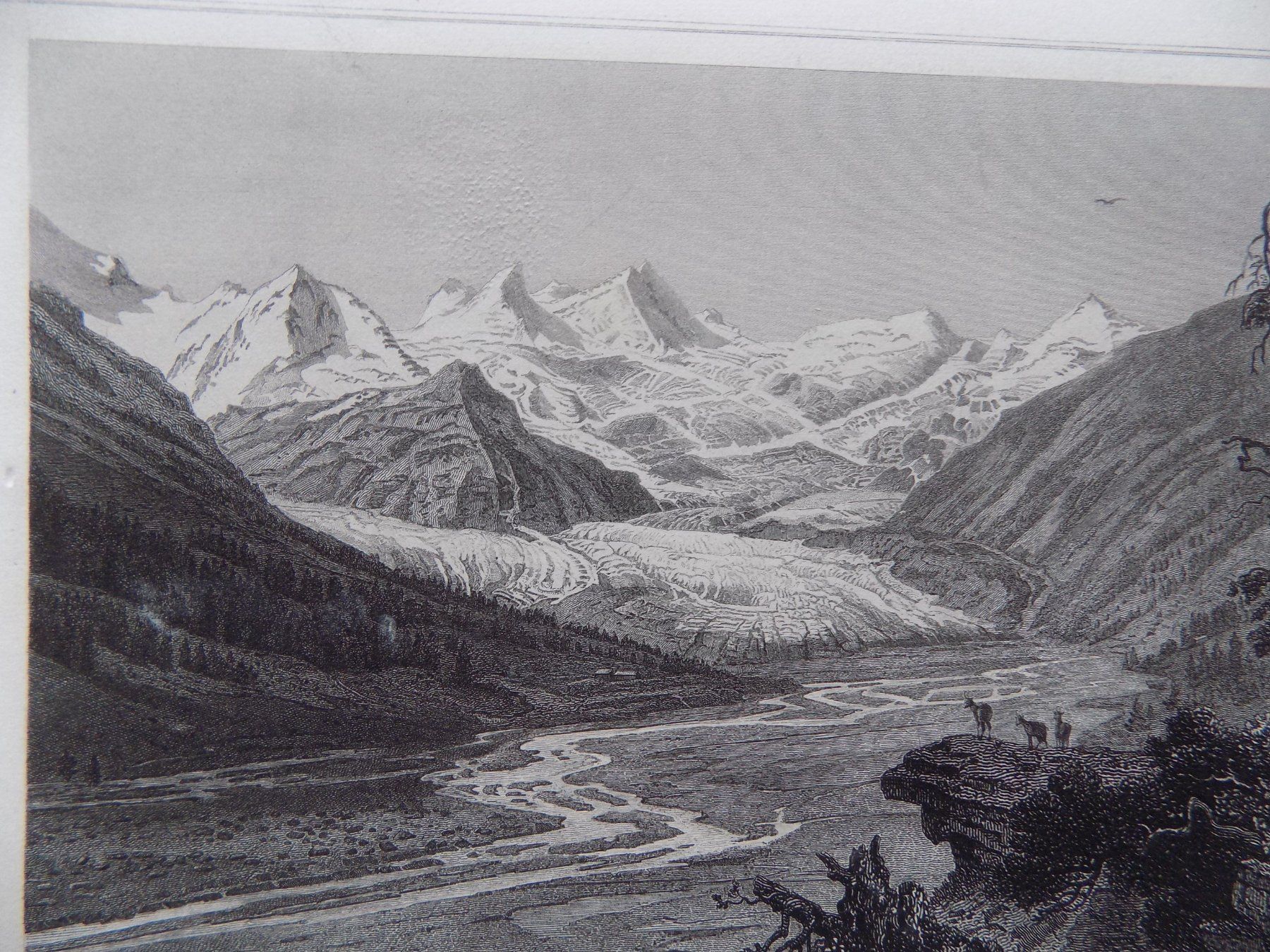 Gravures: Roseg Gletscher Engadin – D'occasion à Risch par Antikfee 5