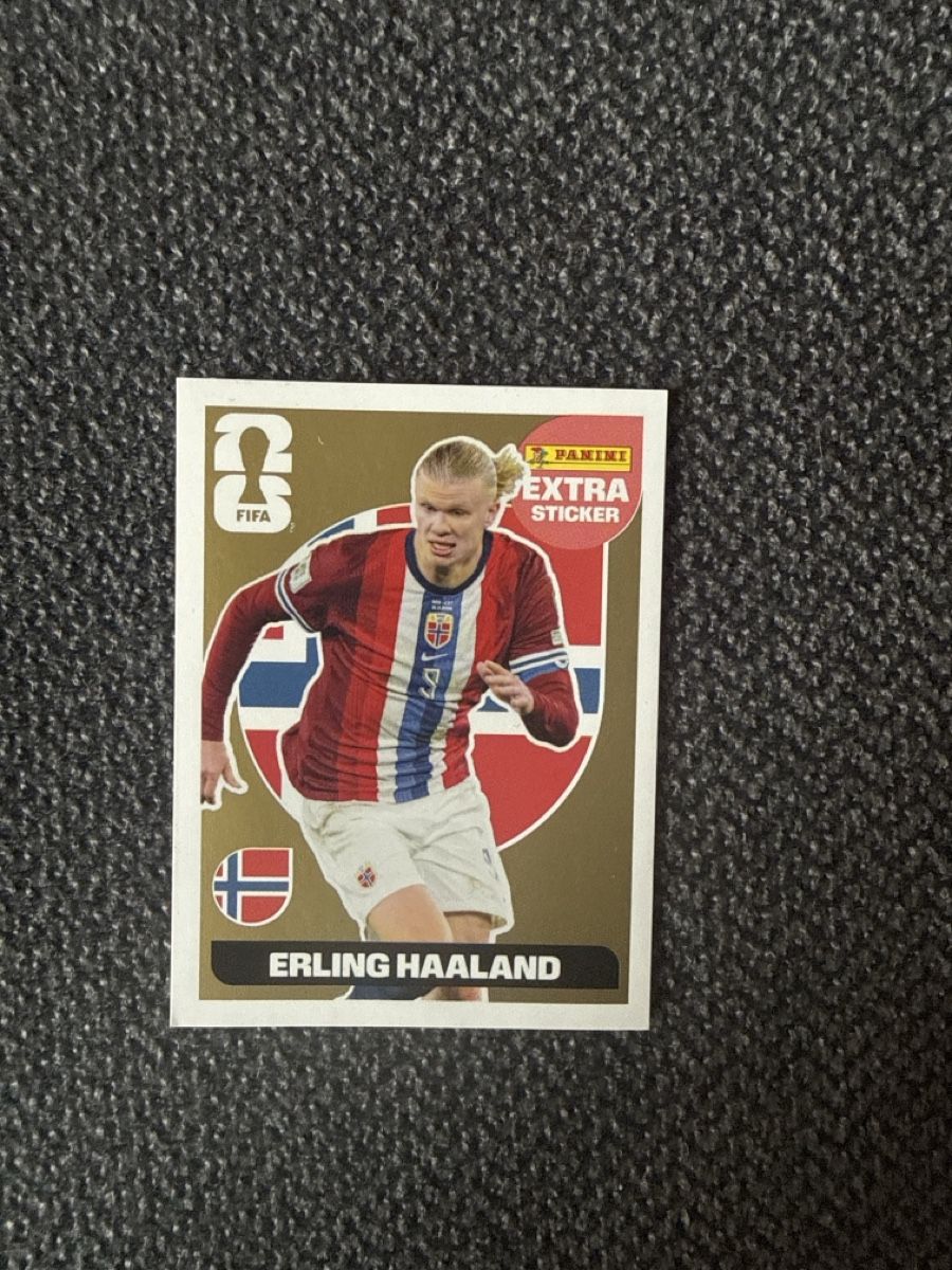 Panini Cartes à collectionner: EXTRA STICKER GOLD HAALAND  – Neuf avec emballage d'origine à Maienfeld par and_g6ts
