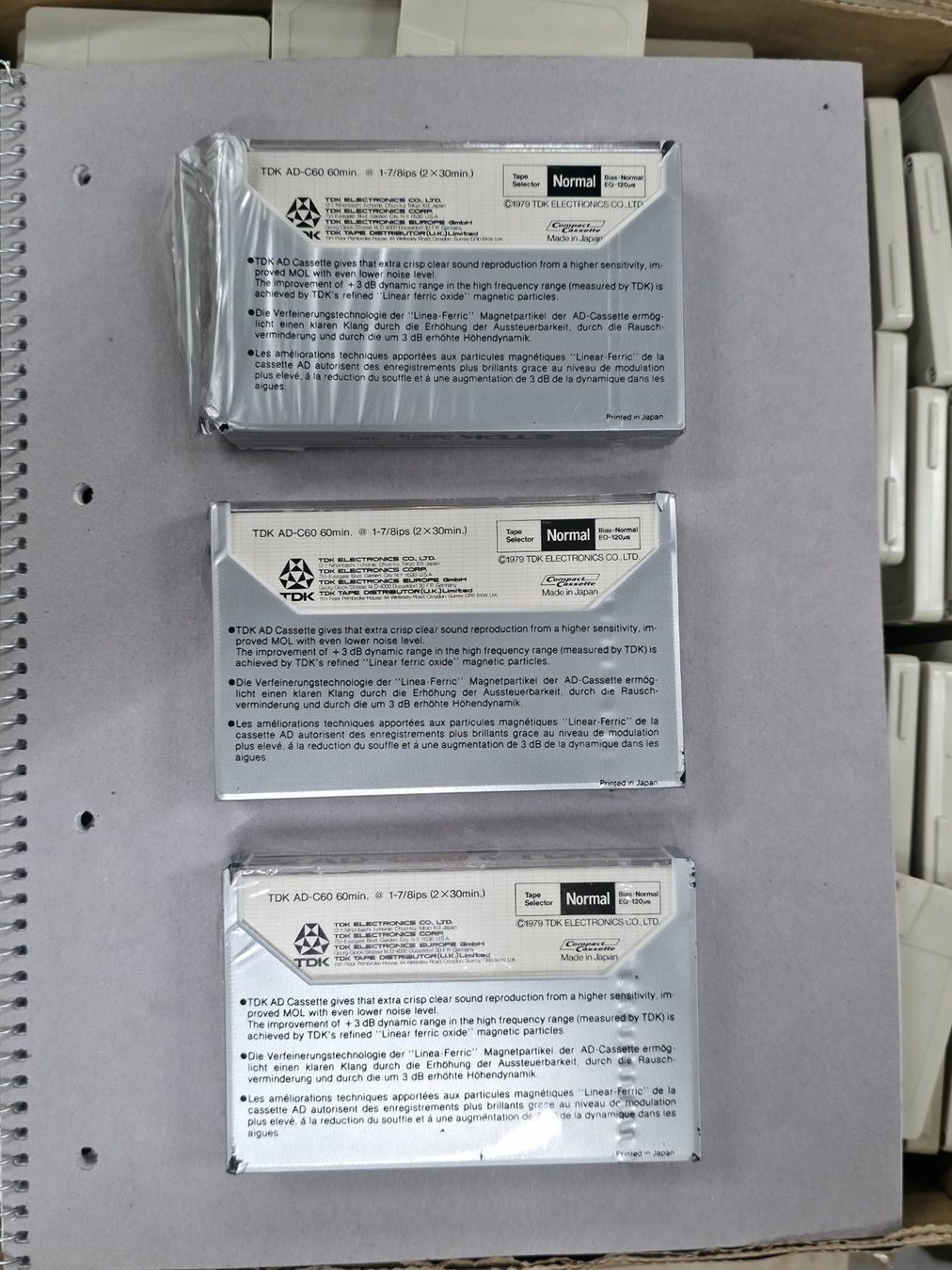 Musicassette: 3x TDK AD-C60 Dynamic Series – Usato da Dietlikon venduto da litisop 1