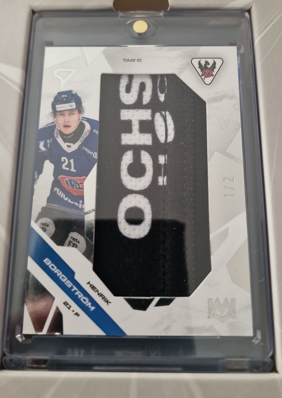 Sportzoo Carte collezionabili: HCFG Unique Mark UM Henrik Borgström 1/2 Jersey Patch – Nuovo (secondo la descrizione) da Bürglen UR venduto da Snuffinski90