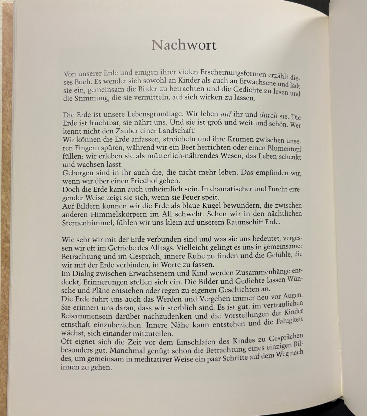 Libri: Heyduck-Huth Hilde, Erde - Ein Bilderbuch zum Stillwerden – Nuovo (secondo la descrizione) da Sarnen venduto da Livres 6
