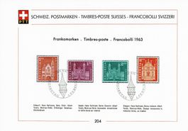 Sammelblatt PTT ET-Stempel no 204