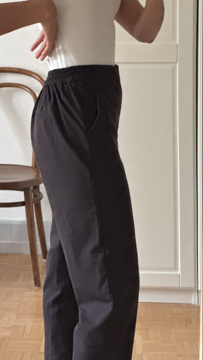 Pantaloni: Dunkelbraune Stoffhose Gr. 36 Kaffe – Nuovo (secondo la descrizione) da Zürich venduto da Aya03 1