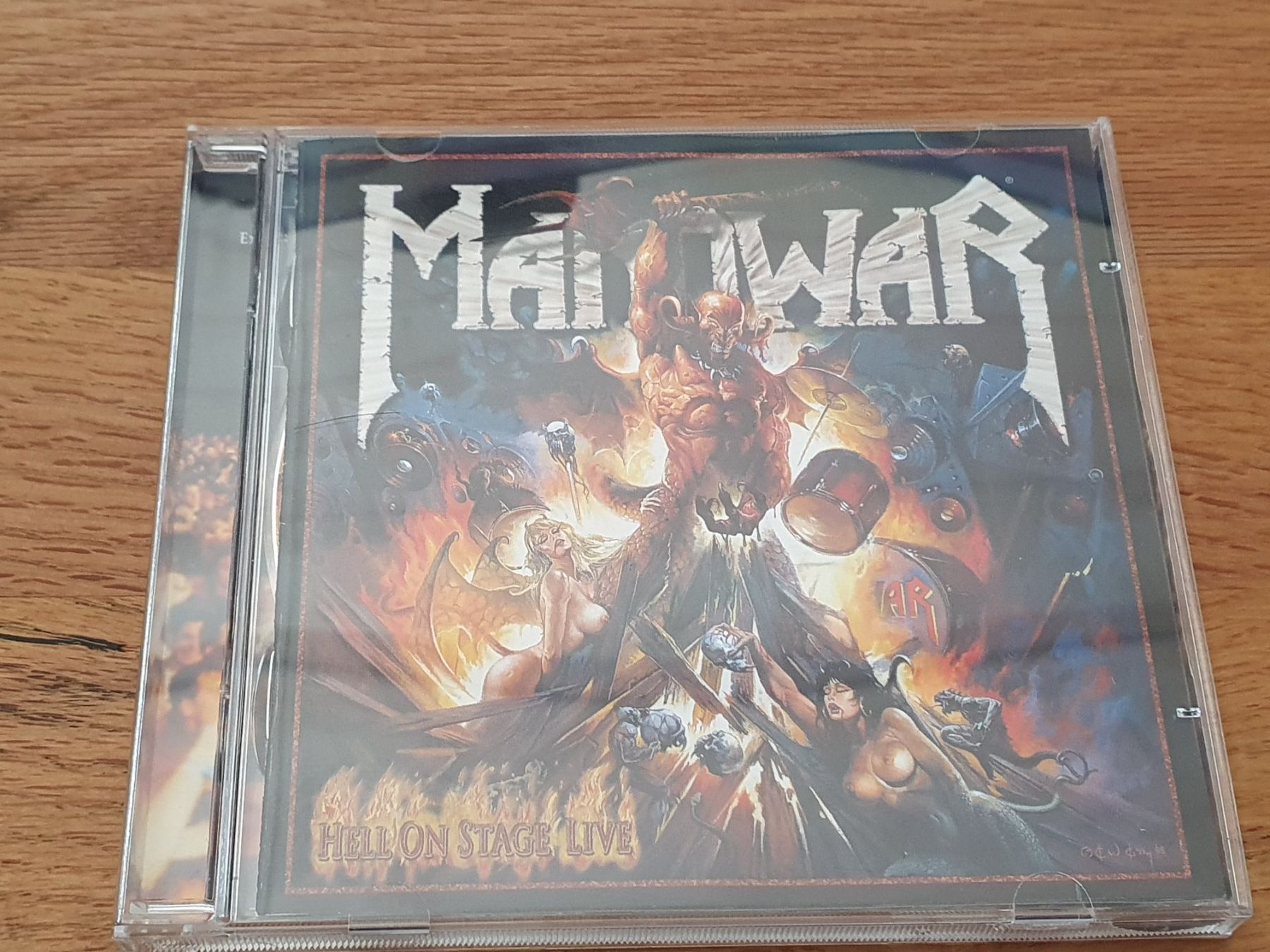 CDs: Manowar - Hell on Stage Live - 2 CD – Gebraucht aus Auenstein von Trilos
