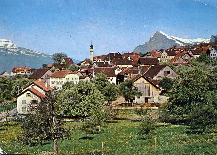 Cartoline postali: JENINS in der Bündner Herrschaft – Usato da Jona venduto da philajona