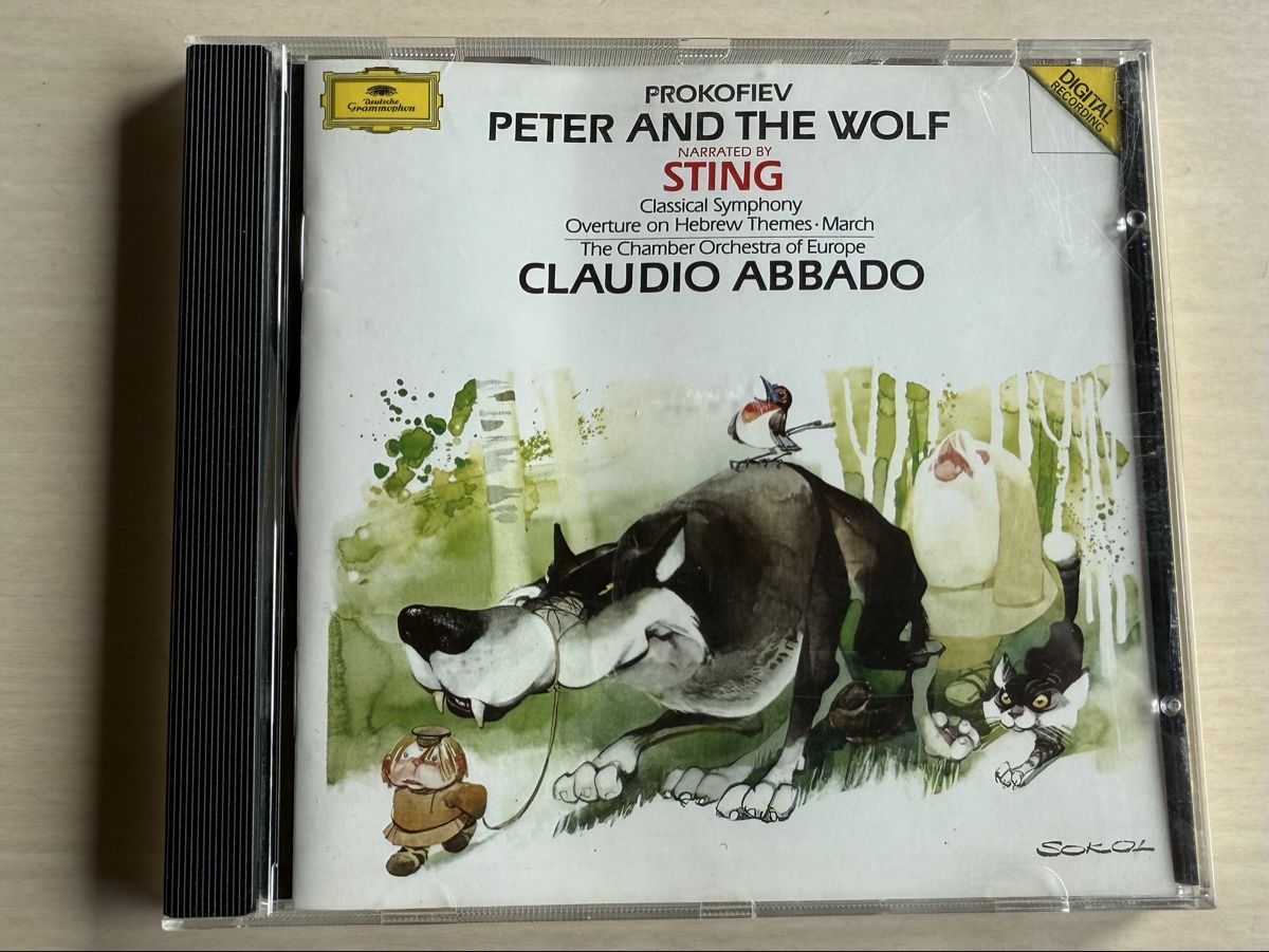CD: Prokofiev: Peter und der Wolf, CD mit Sting – Usato da Oberried Brienz venduto da Chyara