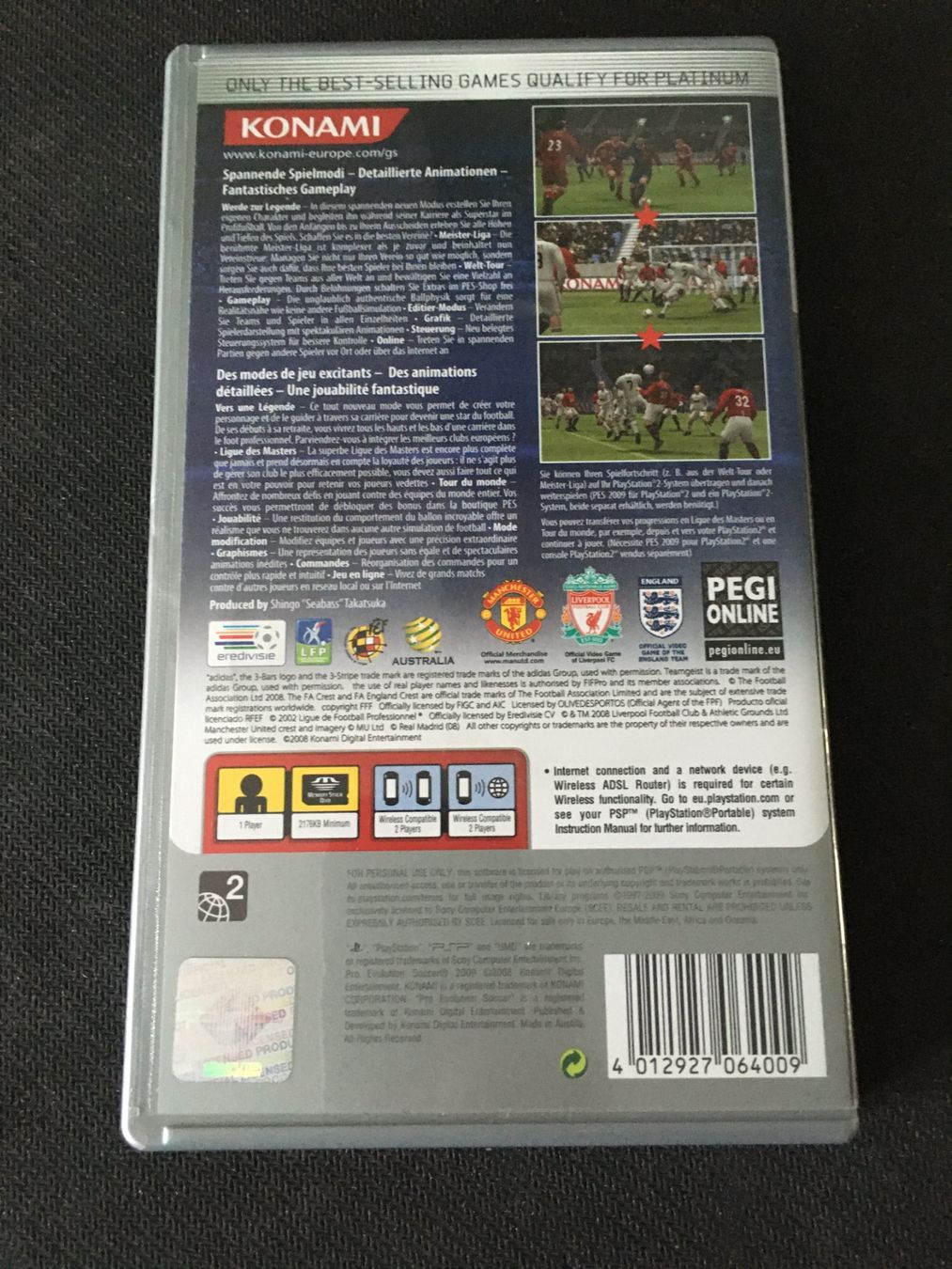 Sony Giochi: PES 2009 für PSP – Usato da St.Gallen venduto da sjosjo 1