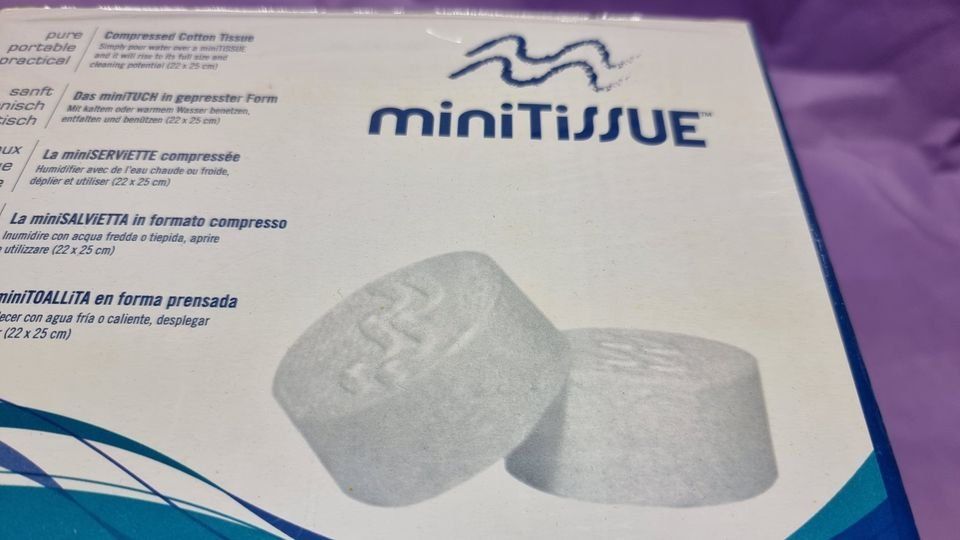 Gesichtspflege: miniTiSSUE Erfrischungstücher 10 x 50 Stück – Neu (gemäss Beschreibung) aus Rebstein von James-Dean 1