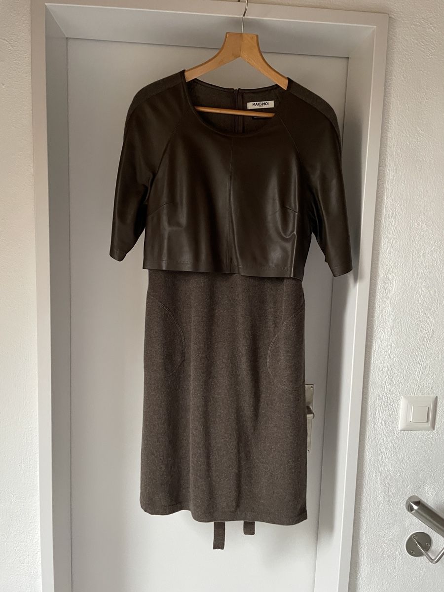 Max & Moi Vestiti: Cashmere Kleid mit Leder Grösse M neu – Nuovo e nell'imballaggio originale da Buch am Irchel venduto da TT65