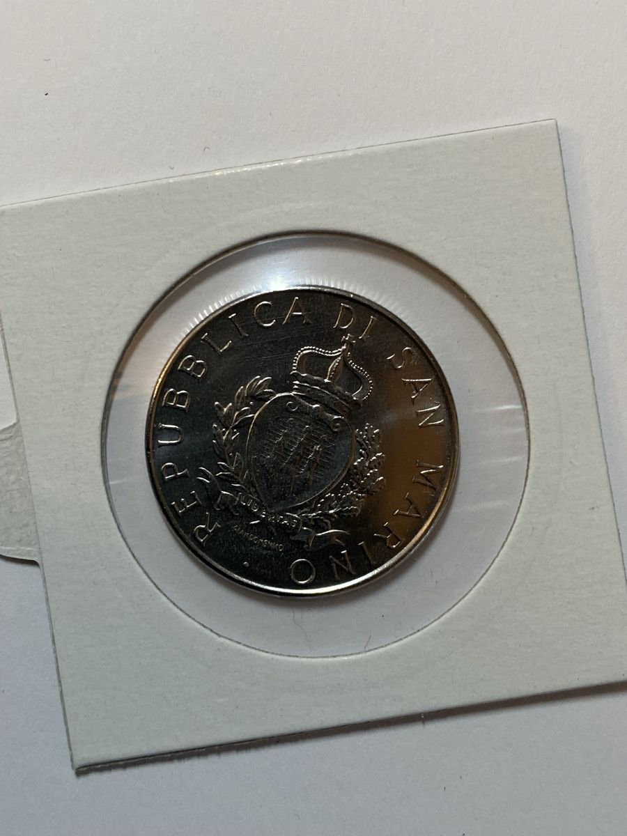 Tutti le monete: San Marin - 100 lires - 1987 - UNC  – Nuovo (secondo la descrizione) da Payerne venduto da Mike1682 1