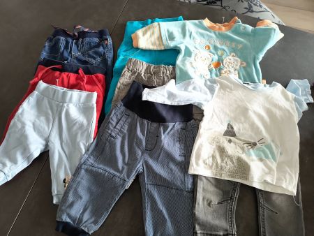 Baby Kleiderpaket Gr. 68, Jung,Hosen, T-Shirts, Top, #13