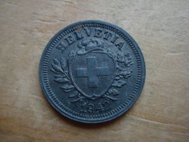 (W5) 1 Rappen 1942