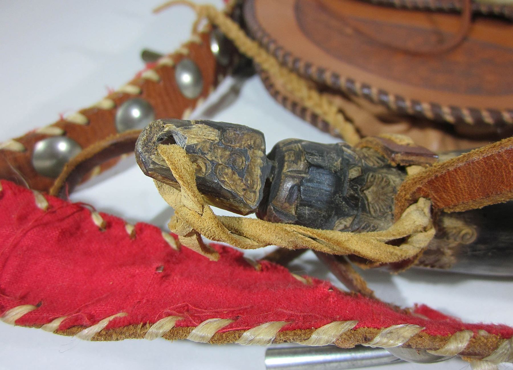 Borse: Jagdtasche mit Pulverhorn – Usato da Bäretswil venduto da robsonantik 4