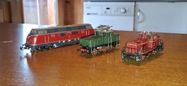 Märklin H0 Lokomotiven-Set (3 Stück)  V200, E63, BR 260.