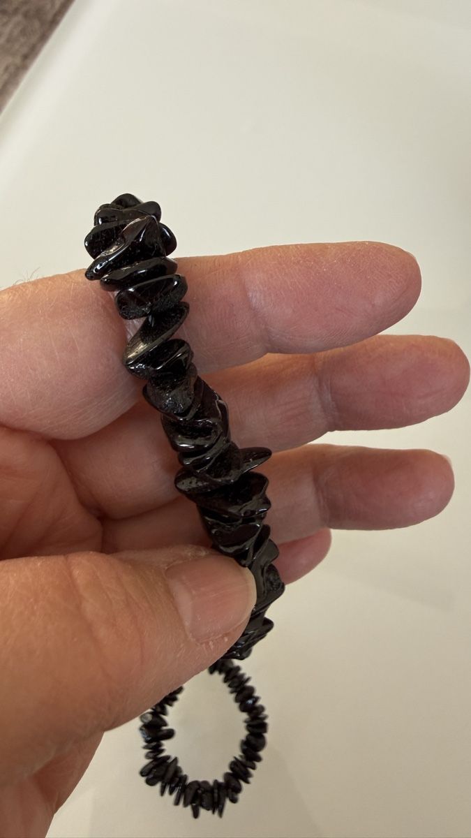 Catenine: Bernstein-Kette in Schwarz, 48 cm – Nuovo e nell'imballaggio originale da Ebikon venduto da Leonidas2 1