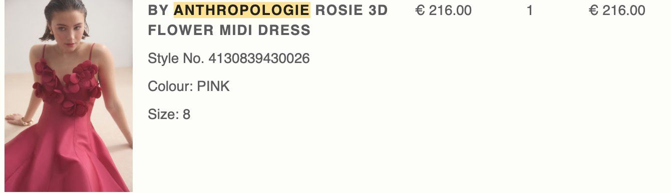 Vestiti: Anthropologie Dress – Nuovo e nell'imballaggio originale da Zürich venduto da honeybunny91 3