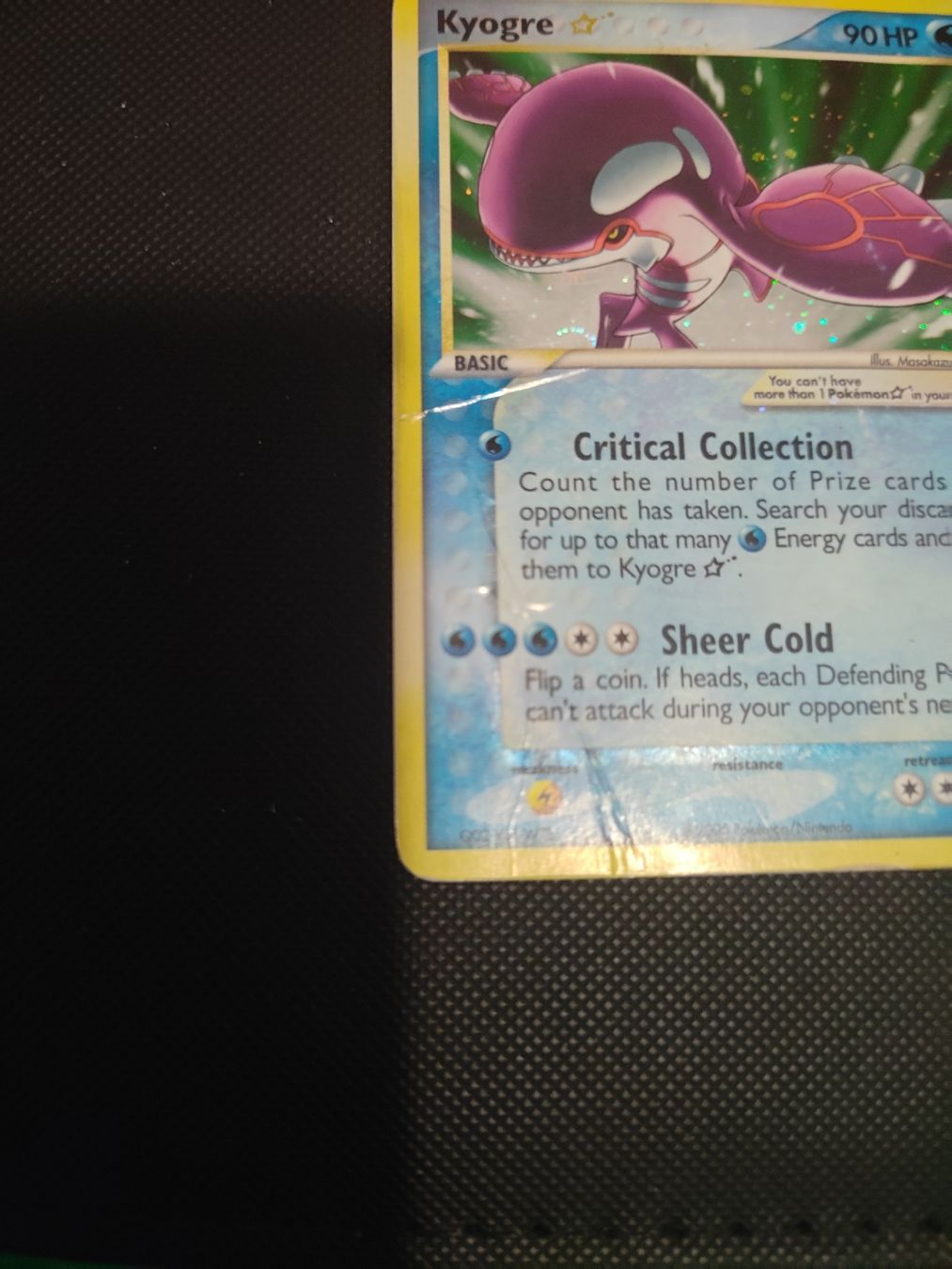 Pokémon Carte collezionabili: Kyogre Goldstar PO – Usato da Lausanne venduto da G0b3l3t 4