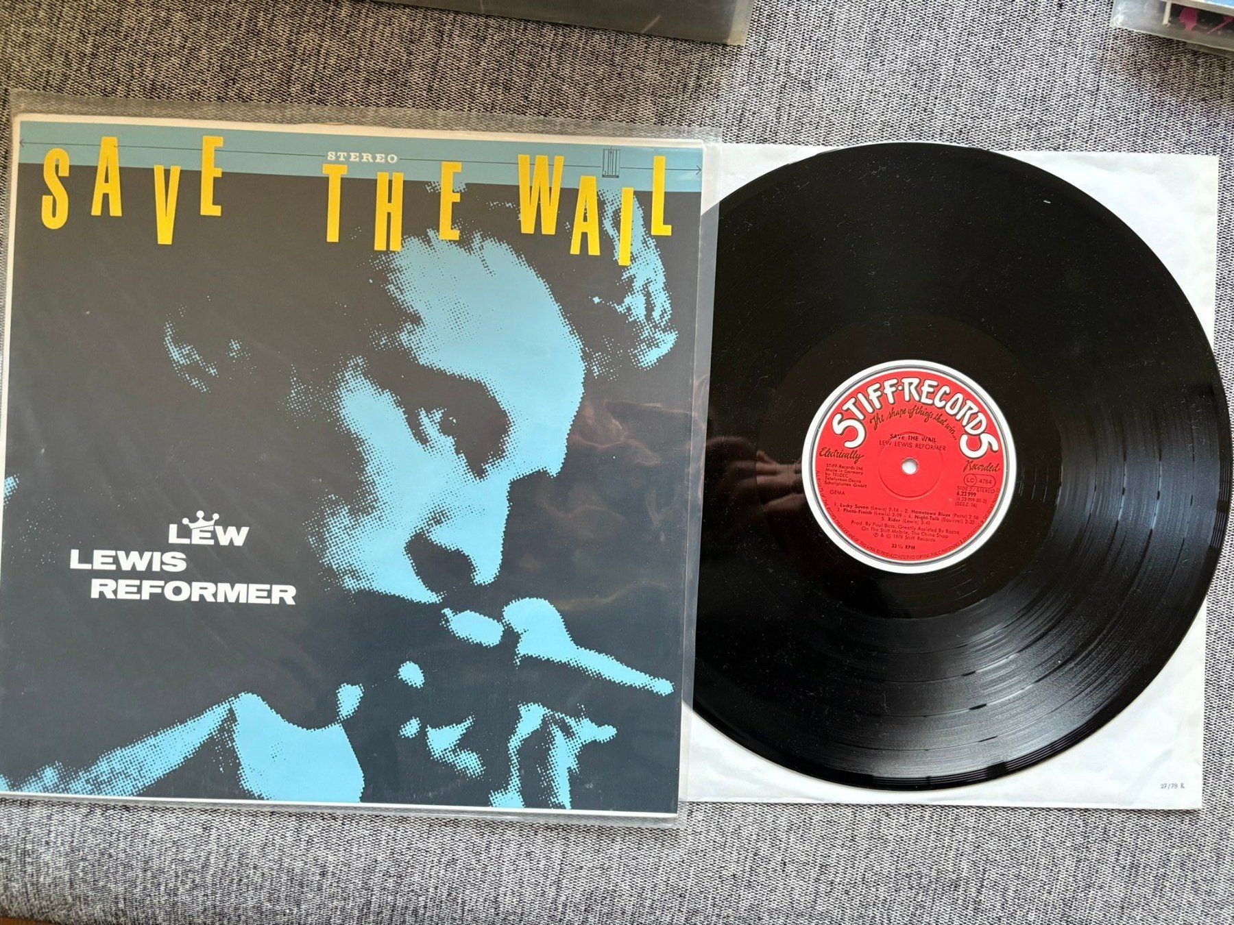 Dischi in vinile: Lew Lewis Reformer - Save The Wail - DE - 1979 – Usato da Zofingen venduto da Bigron