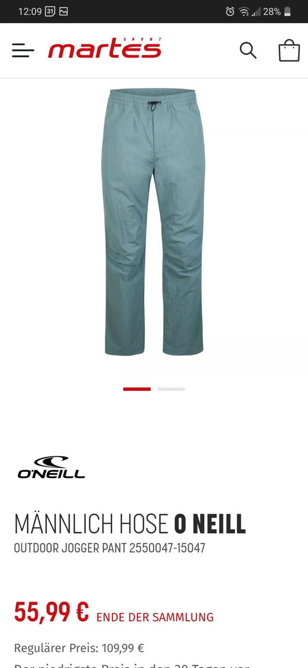 O'Neill Hosen: Wanderhose O'Neill M - NEU – Neu und originalverpackt aus Ebikon von  4