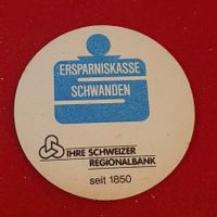 Bierdeckel Adler Bräu Schwanden Sparkasse Bank  (BDR1)