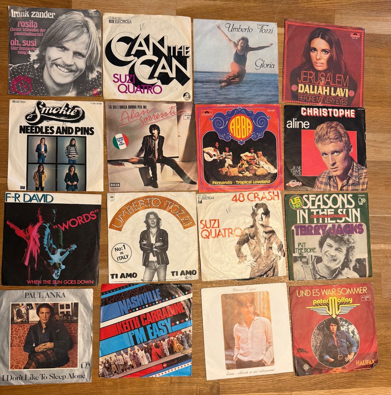 Dischi in vinile: 16 Schallplatten Singles der 70er/80er Sammlung – Usato da Goldach venduto da Messerguru