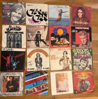16 Schallplatten Singles der 70er/80er Sammlung