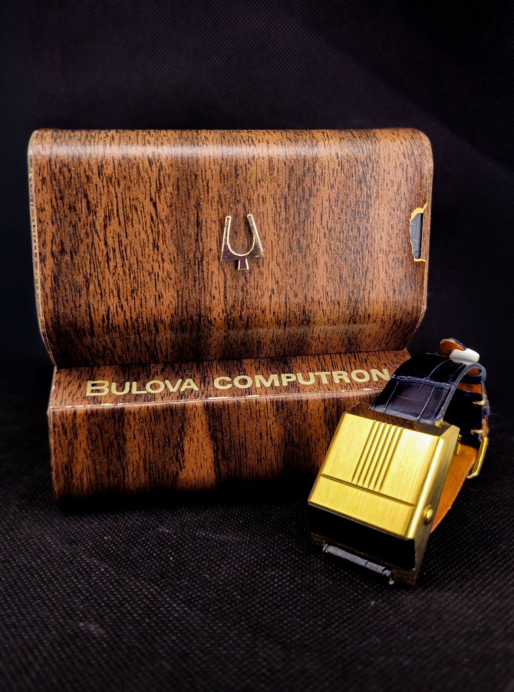 Bulova Orologi: Bulova Computron LED Vintage-Uhr mit Verpackung – Usato da Lugano venduto da R.Riccardo