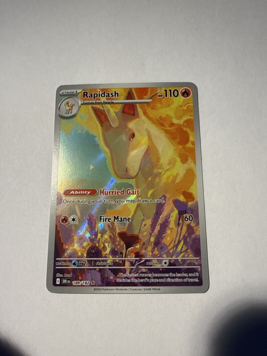 Pokémon Sammelbilder & Trading cards: Rapidash - 189 – Neu (gemäss Beschreibung) aus Ascona von Prime333389