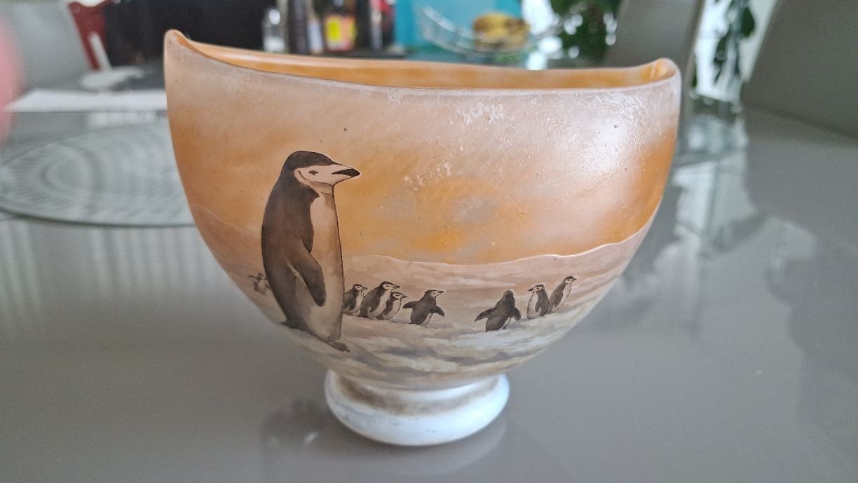 Daum Vase & Récipients: DAUM NANCY, COUPE "NAVETTE" – D'occasion à Zürich par golden48