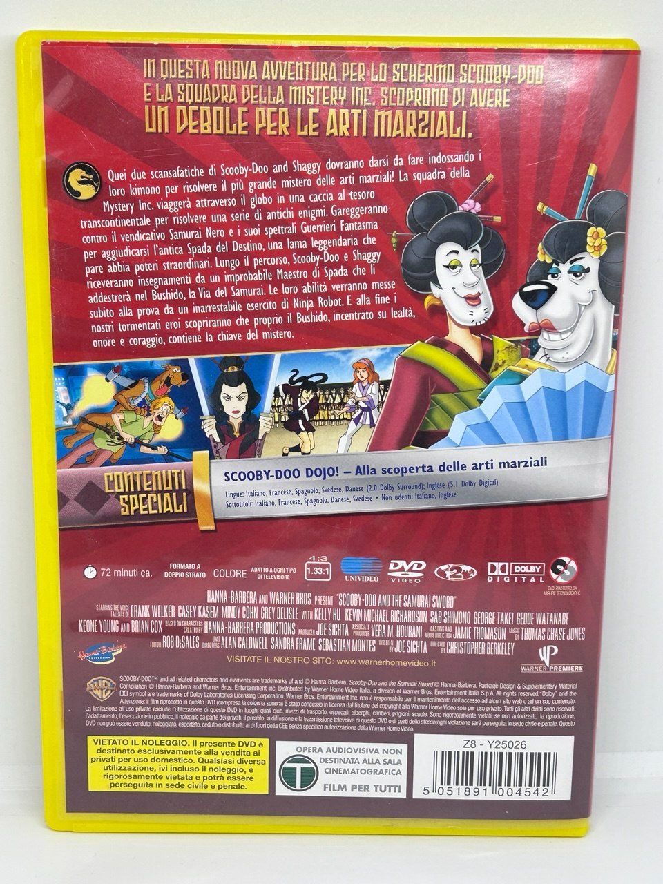 Tutti i DVDs: DVD "Scooby-Doo! e la spada del Samurai" – Usato da Giubiasco venduto da LorisVale 1