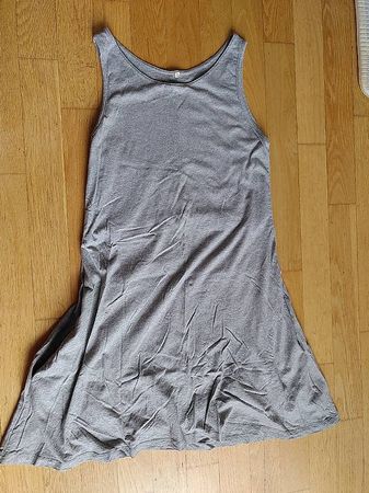 Tolles nachhaltiges Kleid, hellgrau, Gr M