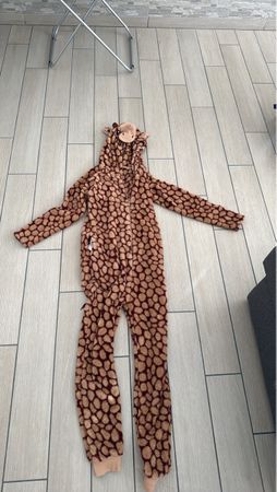 Combinaison pyjama girafe douce et chaude, taille S