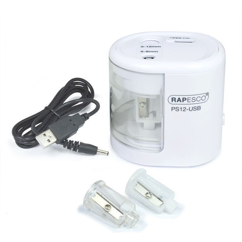 Temperini: Elektrischer Doppel-Spitzer, USB weiss – Nuovo e nell'imballaggio originale da St. Gallen venduto da cointec 3