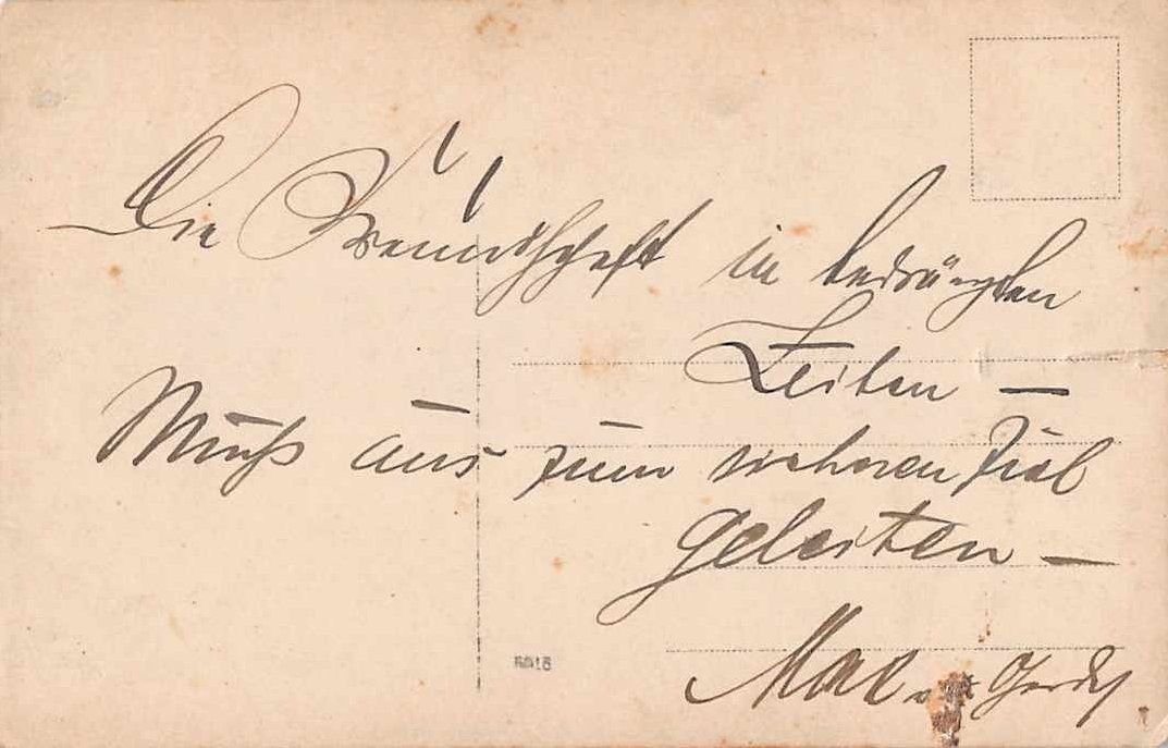 Ansichtskarten: Kriegsheld "MARSLOWSKY" mit Autogramm – Gebraucht aus Lufingen von TopAnsichtskarten 1