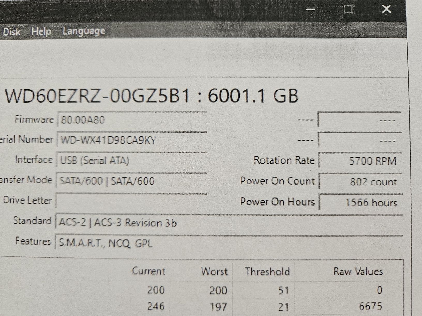 Western Digital Dischi rigidi: 6TB HDD Western Digital mit wenig Stunden – Usato da Worb venduto da MisterSunshine 4