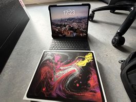 Apple iPad Pro 13“ 256 GB (2018, 3 Gen) 4G mit Slim Folio ⌨️