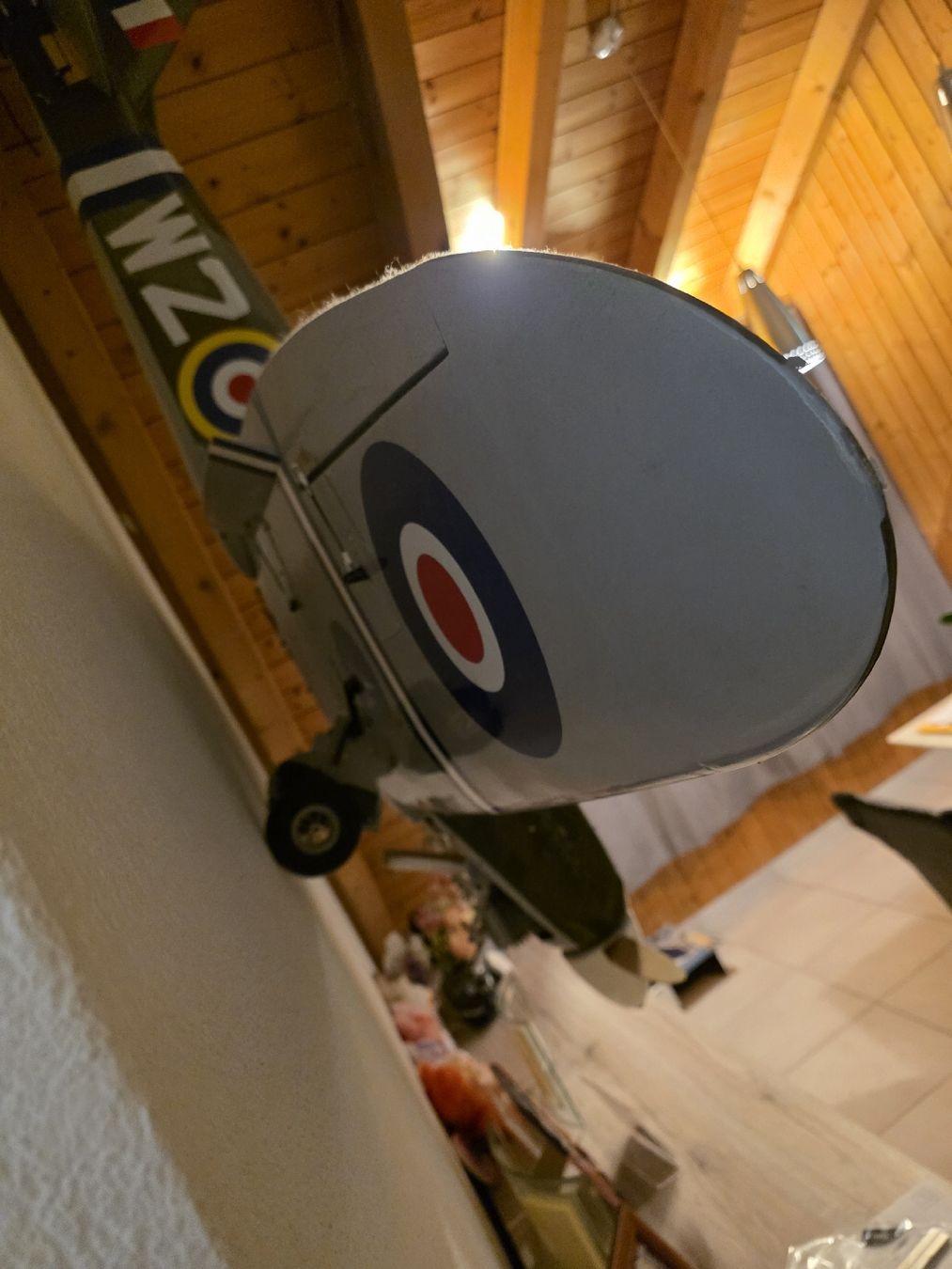 Modellismo RC: Spitfire 2m 50ccm mit Einziehfahrwerk top Motor – Usato da Schaffhausen venduto da dixi777boot 1