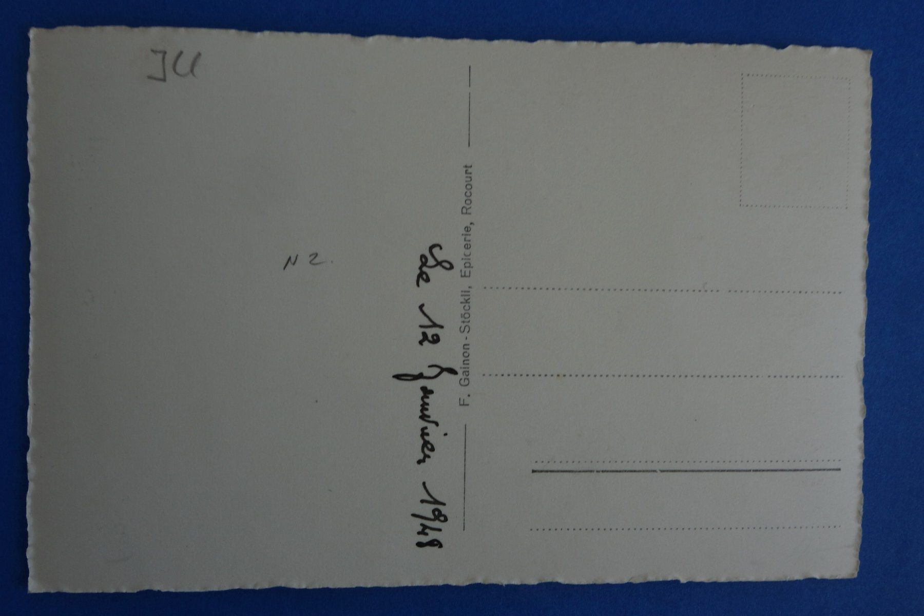 Cartoline postali: ROCOURT - schöne Dorfansicht - 1948 – Usato da Ibach venduto da Ibanto 2