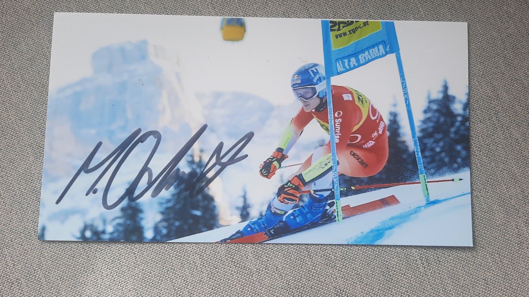 Autografi: Autogramm Marco Odermatt – Usato da Schmerikon venduto da Olympia04