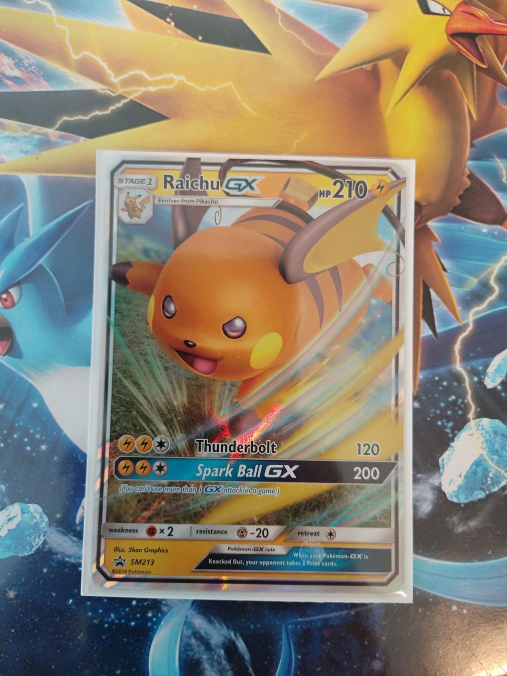 Pokémon Carte collezionabili: Raichu GX – Usato da Altstätten SG venduto da GGsGameshop