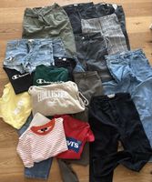 Jeans / shirts set size M levi’s,h&m, hollister,c&a