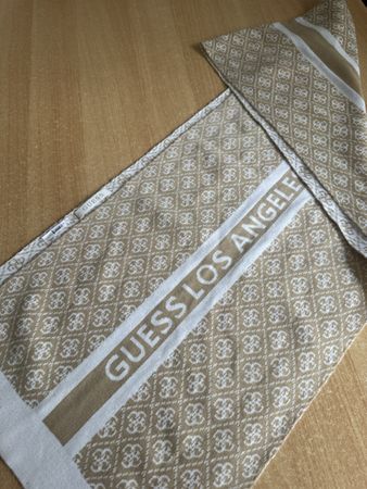 Guess Los Angeles Stoff beige/weiss